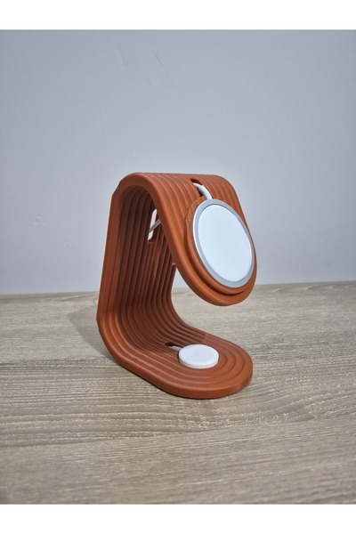 WORK3D MagSafe Şarj Standı – iPhone ve Apple Watch İçin Çok Fonksiyonlu Stand
