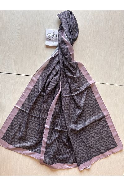 Modakaşmir Circle Mk Pattern Cotton Shawl