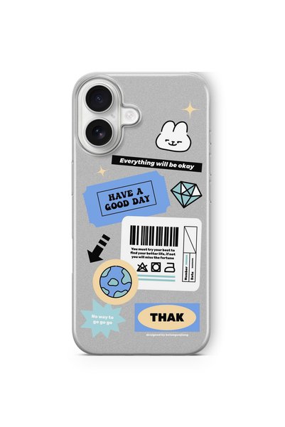 Multitronic iPhone 16 Compatible Will Be Okay Design Printed Transparent Case