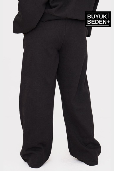 Superlife Women's Plus Size Brooklyn Printed Slim Sweatpants Spr25Beak54