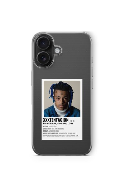 Multitronic iPhone 16 Plus Compatible Xxxtentacion Minimalist Poster Design P...