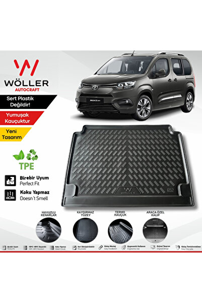 wöller Toyota Proace City Bagaj Havuzu 2021 Sonrası 3d Ultraflex Esnek
