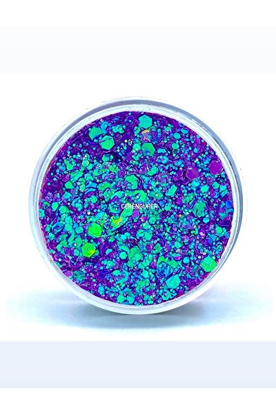 tolstoy Parlak Glitter Far - Chunky Purple