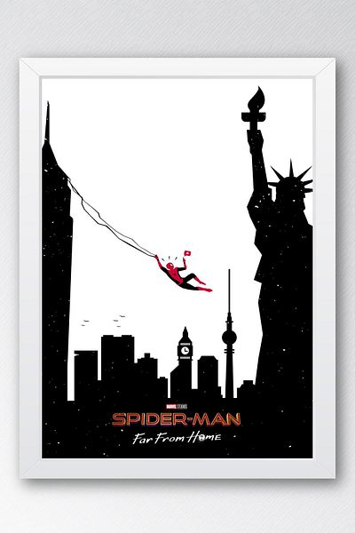 Saturn Pictură înrămată Spider Man - Pictură poster Spider Man Fim