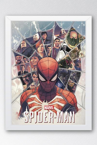 Saturn Pictură înrămată Spider Man - Pictură poster Spider Man Fim