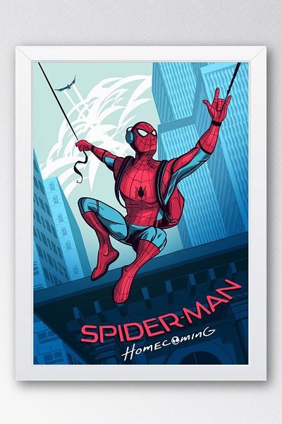 Saturn Pictură înrămată Spider Man - Pictură poster Spider Man Fim