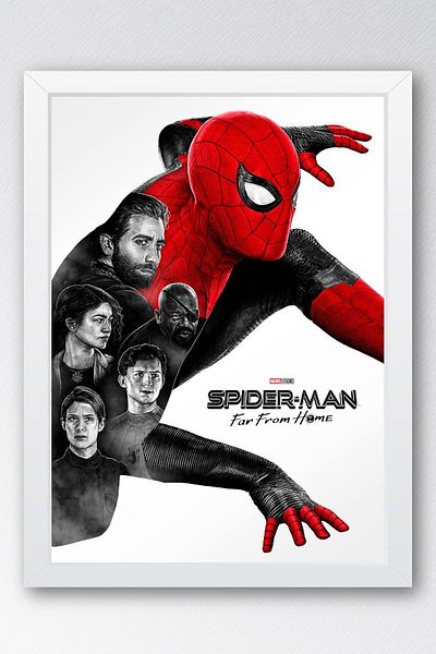 Saturn Pictură înrămată Spider Man - Pictură poster Spider Man Fim