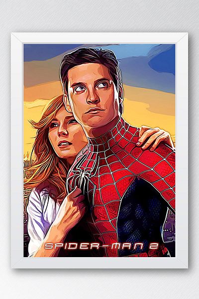 Saturn Pictură înrămată Spider Man - Pictură poster Spider Man Fim