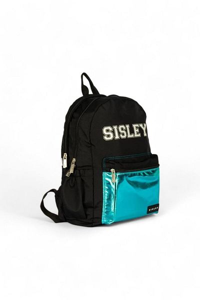 Sisley Unisex Black Backpack 12907
