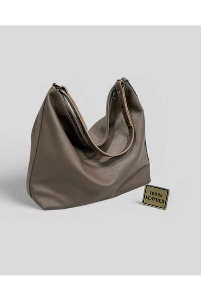 Zeynep Keskin Design Geantă de umăr pentru femei din piele naturală, din piele naturală