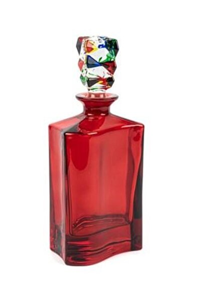 Mikasa Moor Kırmızı Renkli Cam Şişe 30Cm 800Ml P091.331962