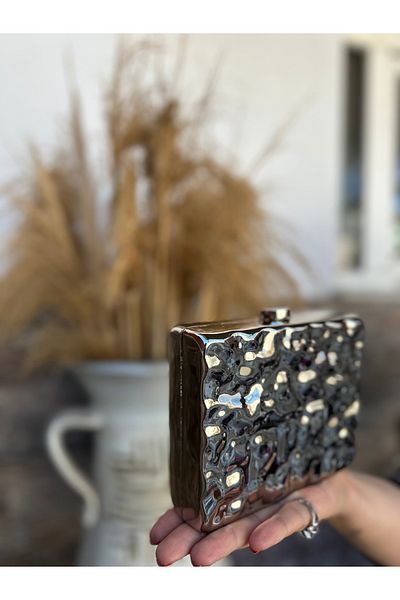 Ayışığının Dünyası Design Square Metal Bag