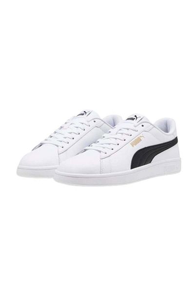 Puma Smash 3.0 L 390987-11 Ανδρικά λευκά καθημερινά αθλητικά παπούτσια