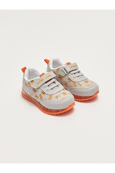 LC Waikiki Lighted Printed and Cotton Lined Baby Boy Casual Sports Shoes (S2)