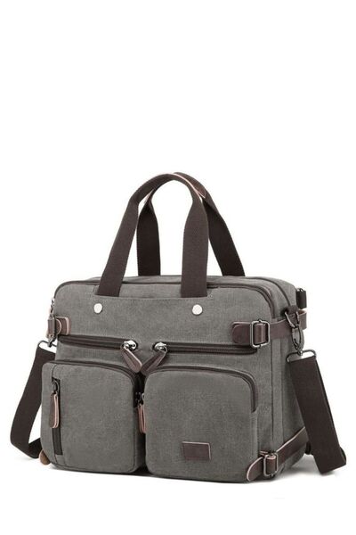CACTİVE Cactive Canvas Gray Unisex Laptop & Briefcase Ctv1278
