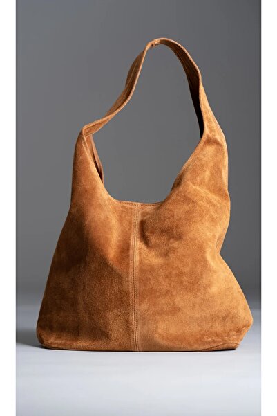 Afra Suede Leather Hobo - Ιταλικό μοντέλο