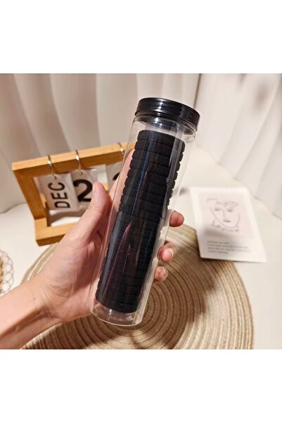 Toka Sepetim Kutulu Siyah Havlu Lastik Toka 20 Adet