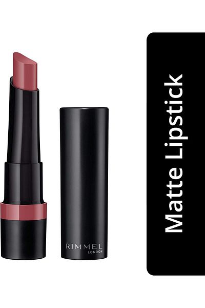Rimmel London Lasting Finish Matte Lipstick, 220 Mauve - 2.3g