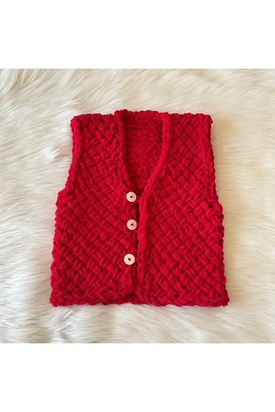 Home Puffy Straw Baby Vest>Hand Knitted>Baby Vest>Plush>Baby Gift