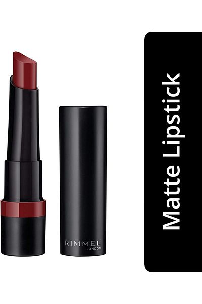 Rimmel London Lasting Finish Matte Lipstick, 530 True Red - 2.3g
