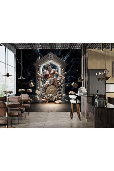 Home zeus ve bitcoin poster duvar kağıdı