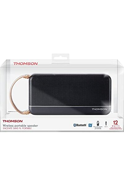 THOMSON PORTABLE SPEAKER , BT , 12W , RADIO , AUX IN , WS02N MATTE BLACK