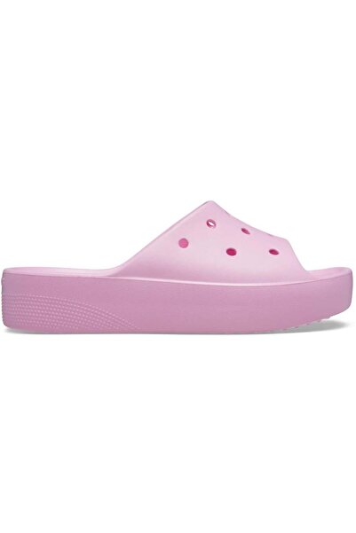 Crocs Classıcs Platform Slıde 208180-6s0 Kadın Pembe Sandalet&terlik