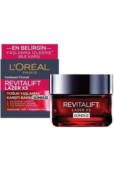 L'Oreal Paris LOreal Paris Revitalift Lazer X3 Yoğun Yaşlanma Karşıtı Gündüz ...