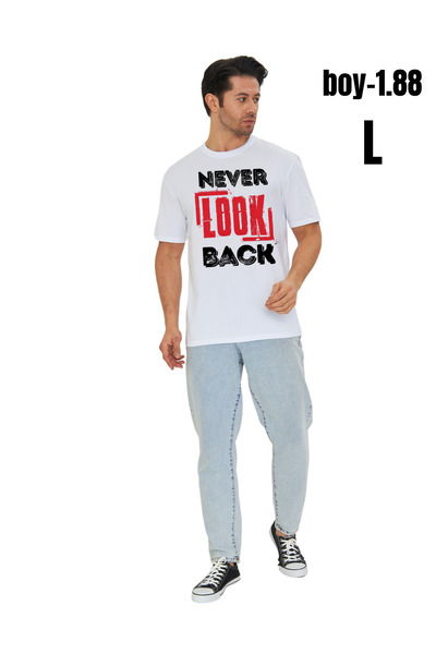 pxm تيشيرت مطبوع بطبعة رقمية 100٪ قطن عادي للجنسين للجنسين مطبوع عليه لا تنظر...