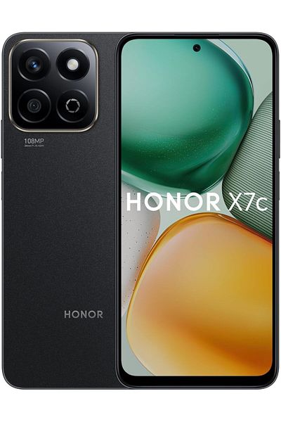 HONOR X7c Dual SIM | 16GB (8+8) RAM + 256GB Storage -  (Midnight Black)