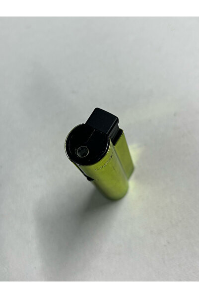 pardayanlar Oval Şekilli Yeşil Metalik Manyetolu Rüzgar Çakmağı