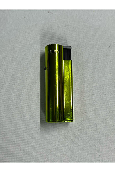 pardayanlar Oval Şekilli Yeşil Metalik Manyetolu Rüzgar Çakmağı