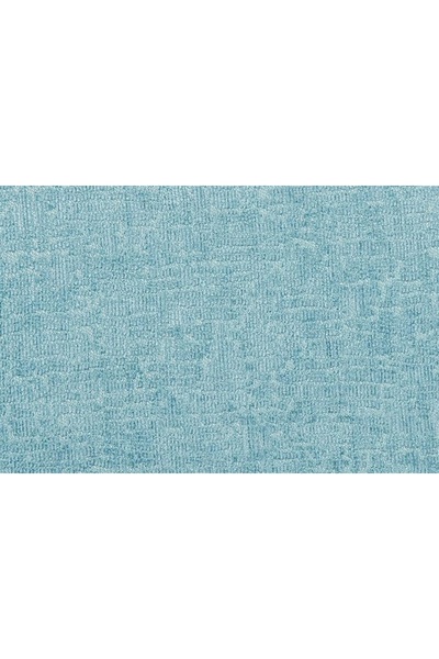 BRANDE HOME Jakarlı Şönil Buz Mavisi Koltuk Örtüsü 2'li