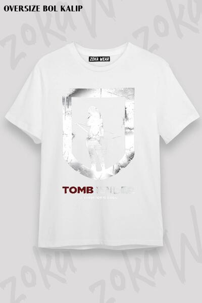 ZOKAWEAR Unisex Oversize kroj Mold Tomb Raider 2 Design Štampano majica