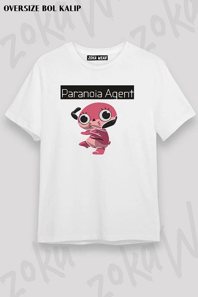 ZOKAWEAR Μπλουζάκι με στάμπα Unisex Oversize Paranoia Agent Design