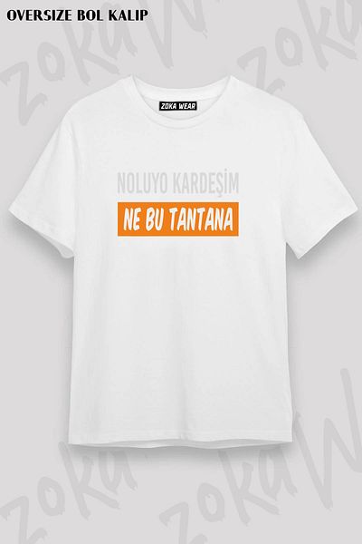 ZOKAWEAR Tricou unisex oversize Noluyo Brother What This Tantana Design imprimat