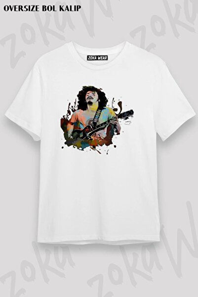 ZOKAWEAR Unisex Oversize kroj Mold Carlos Santana Design Štampano majica