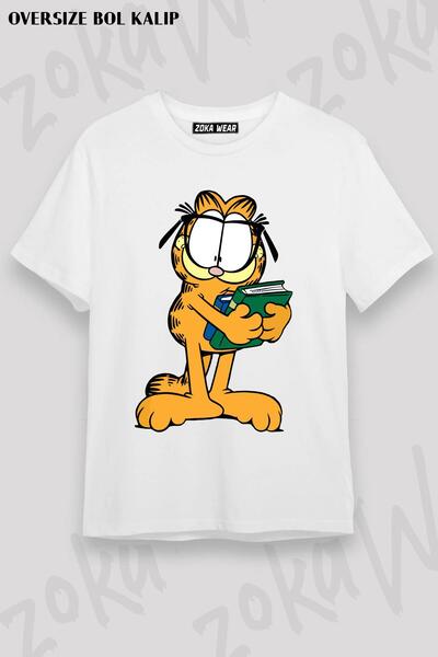 ZOKAWEAR Футболка унісекс оверсайз крою з принтом Garfield v3 Design