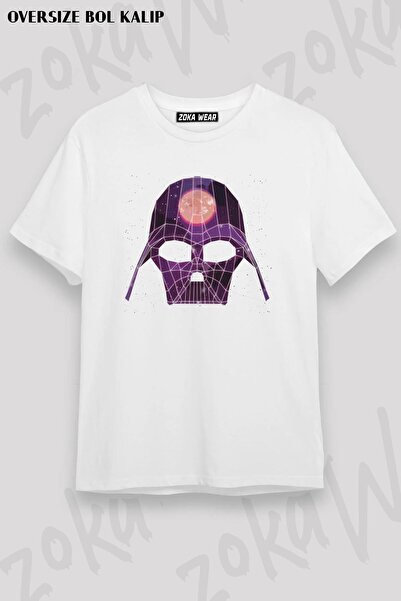 ZOKAWEAR تي شيرت Star Wars Dart Vader منقوش للجنسين