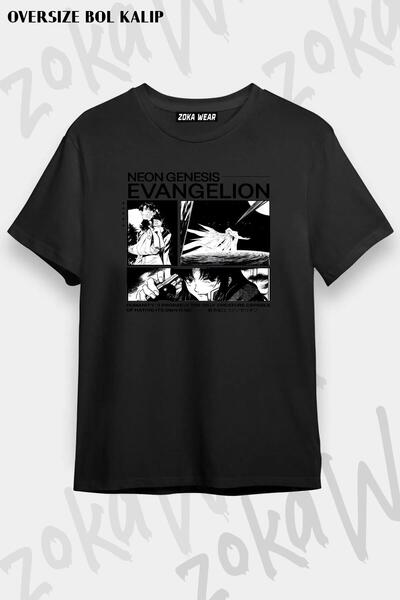 ZOKAWEAR Μπλουζάκι με στάμπα Evangelion Misato Design Unisex Oversize