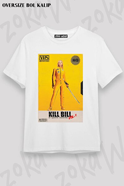 ZOKAWEAR Unisex Oversize kroj Mold Kill Bill VHS dizajn Štampano majica