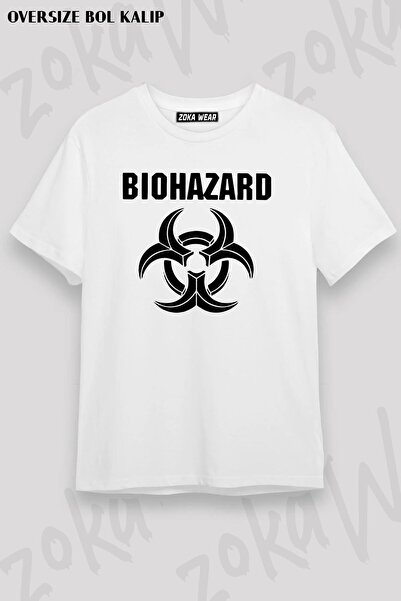 ZOKAWEAR Tricou imprimat unisex oversize Biohazard 2 Design