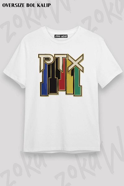 ZOKAWEAR Μπλουζάκι με στάμπα Unisex Oversize Vintage Pentatonix Design