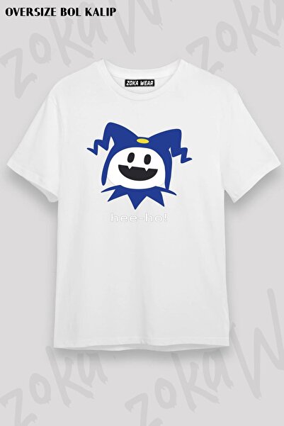ZOKAWEAR Μπλουζάκι Jack Frost και Shin Megami Tensei με μοτίβο Unisex Oversize