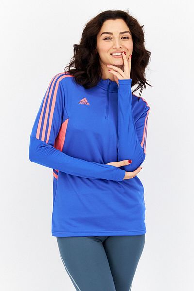 adidas Women Sportswear Fit Long Sleeve Training Top, Blue