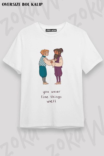ZOKAWEAR Unisex Oversize Fit Η σημαία μας σημαίνει τυπωμένο μπλουζάκι σχεδίου