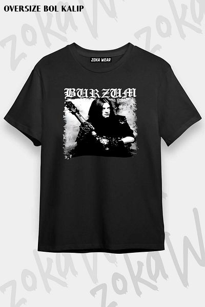 ZOKAWEAR Μπλουζάκι με στάμπα Unisex Oversize Burzum Special Design