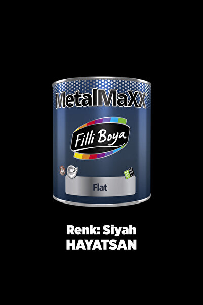 Filli Boya Metalmaxx Flat - Metal Yüzeyler Için - 0,75 Lt -siyah