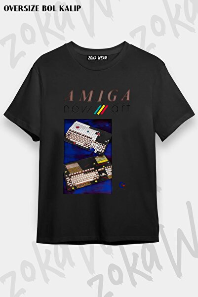 ZOKAWEAR Unisex Oversize Fit Amiga 500 2 Design Printed Tshirt