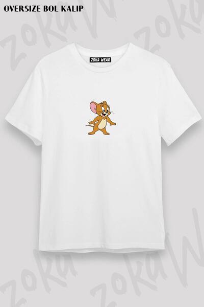 ZOKAWEAR Μπλουζάκι με στάμπα Unisex Oversize Tom And Jerry v2 Design